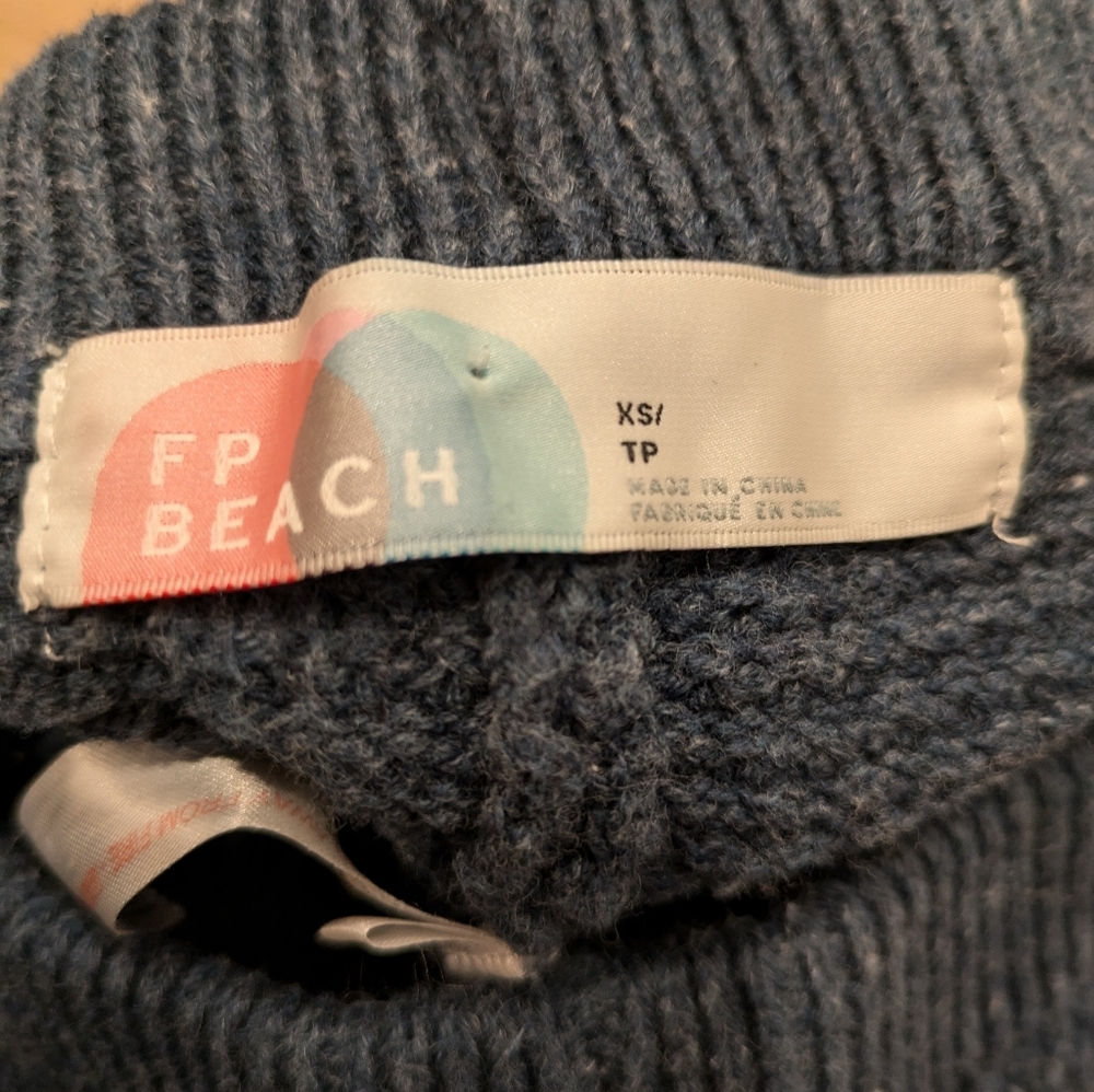 FP Beach Blue Hallie Knitted Set - Size XS - Picture 6 of 10